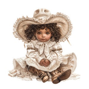 Charra Clipart,Girl Charra Clipart,Adelita Dress Charra,Charra Birthday,Sitting Charra,White Charra Clipart,Mexican Girl Clipart,Charra,17