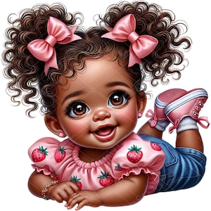 Girl Strawberry Baby Shower Clipart,Strawberry Baby Clipart,Strawberry Baby Shower,Afro Girl Strawberry Baby,Strawberry Baby Girl,Strawberry