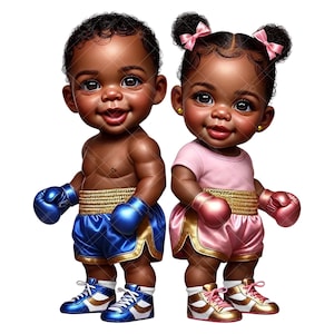 Clipart Baby Shower Boxe | Révéler le sexe de la boxe des cliparts | Le genre révèle des cliparts | Clipart Baby Shower Boxe | Baby shower sur le thème de la boxe