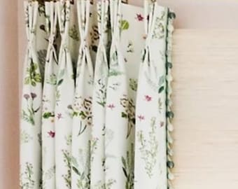 Custom Designer Darcy Drapes: You pick the fabric and style - Lined