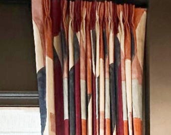 Custom Designer District Kelly Wearstler Linen Drapes - Lined