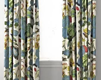 Designer Nympheus Linen Drapes - Lined