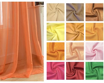 Custom AD Couture Sheer Curtains - Colors