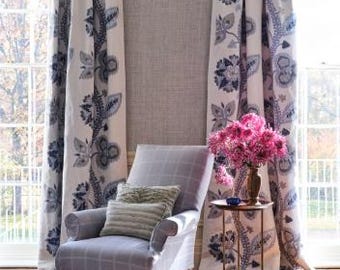 Custom Designer Noelle Drapes - Lined