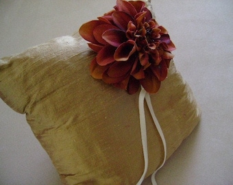 Marquis Gold Ring Bearer Pillow