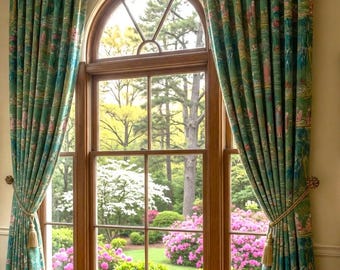 Custom Designer Yangtze River Drapes - Lined- Other colors available