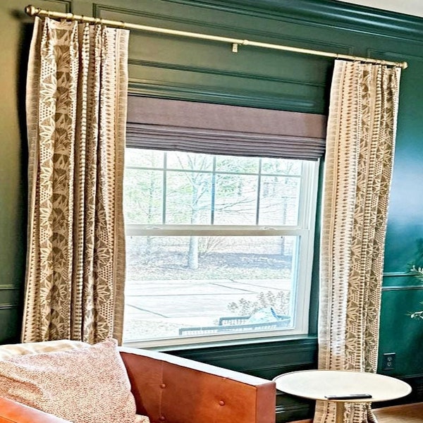 Custom Designer Thibaut Anna French Cairo Drapes You pick the fabric and style - Lined
