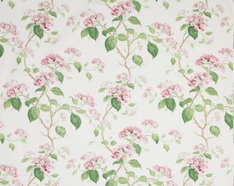 Colefax and Fowler Summerby Chintz Hydrangea Fabric (other colors available) FREE SHIPPING