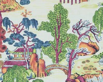 Designer Thibaut Asian Scenic Swatch