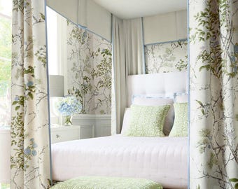 Custom Designer Katsura Drapes - Lined- Other colors available- Free Shipping