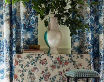 Designer Rutland Linen Drapes - Lined