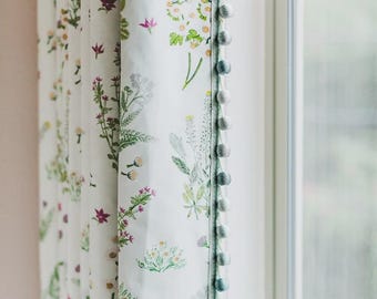 Custom Designer Darcy Drapes: You pick the fabric and style - Lined