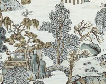 Designer Thibaut Asian Scenic Swatch