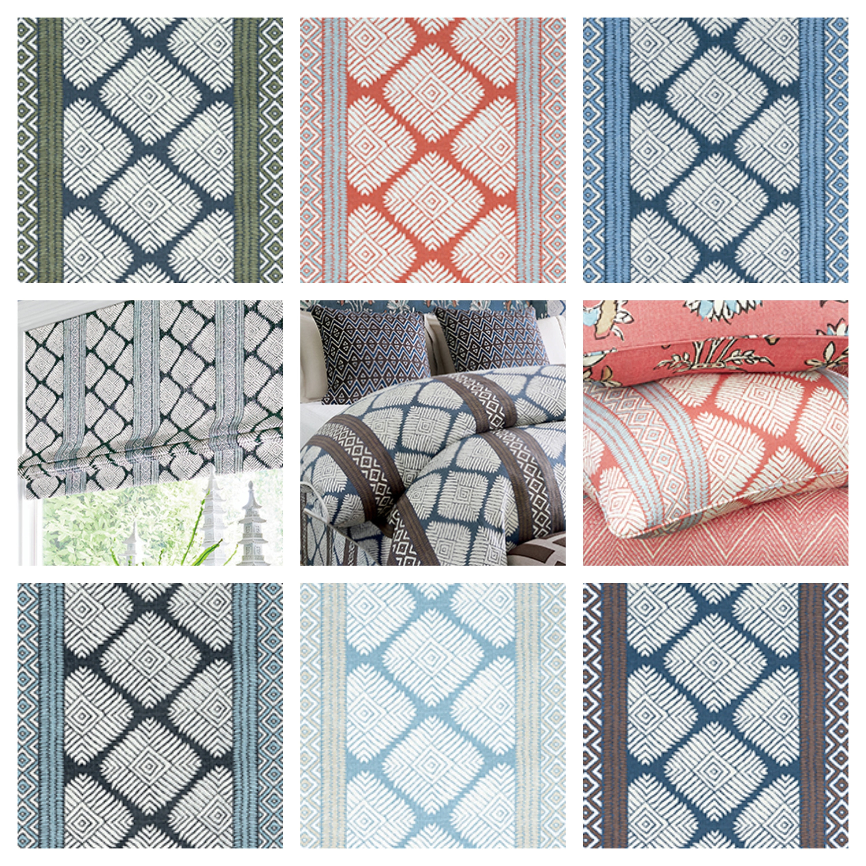 Designer Thibaut Austin Fabric by the yard (Other colors available)