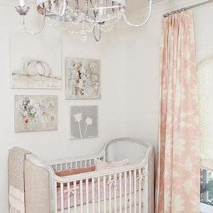 Custom Designer Schumacher Garden of Persia Drapes: Thermal Lined