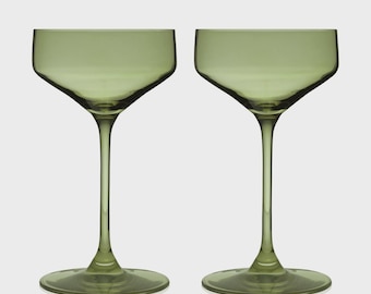 District European Crystal Olive Coupes