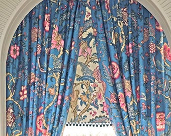 Custom Designer Seraphine Drapes: You pick the fabric and style - Lined