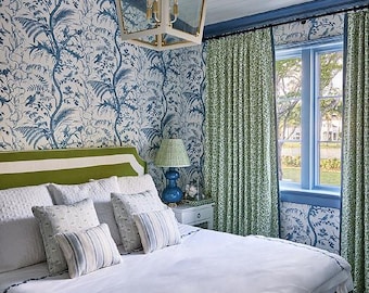Brunschwig & Fils Bird and Thistle Wallpaper (Priced and sold by 11-yard rolls) (other colors available)