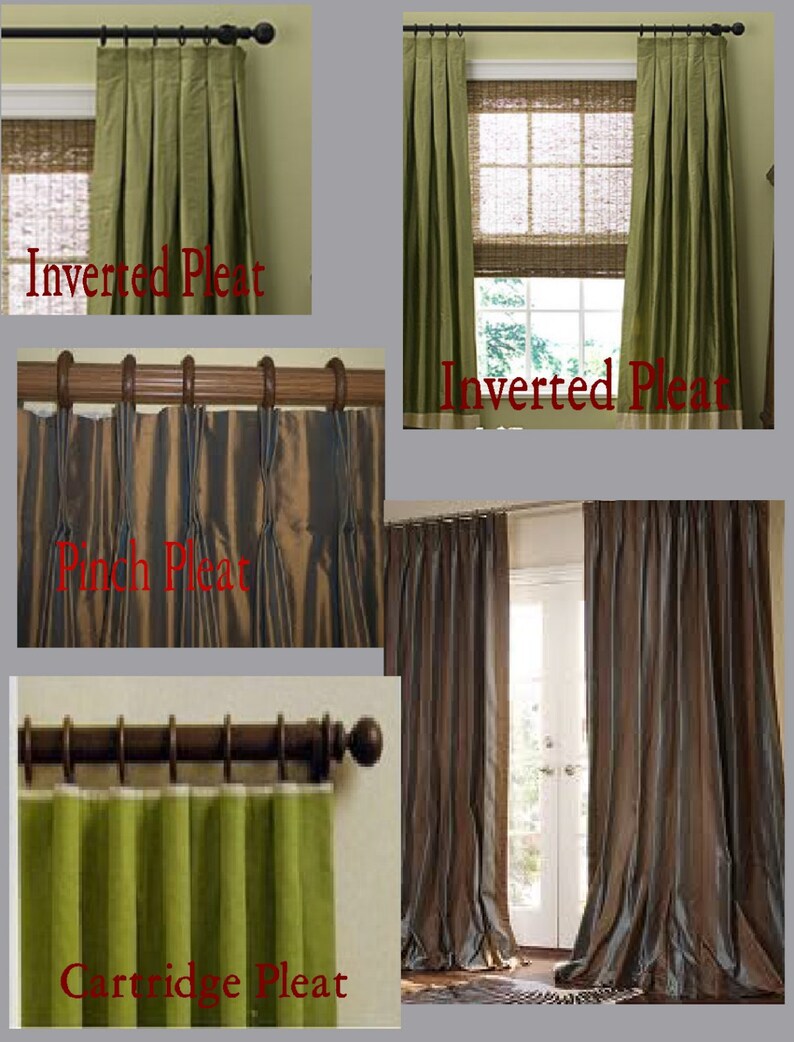 Custom Modern Fretwork Sheer Drapes