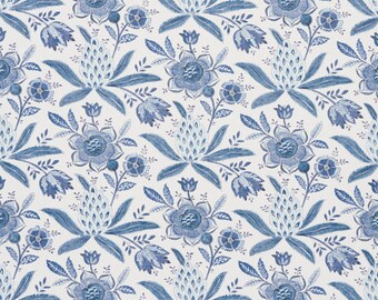 F. Schumacher Lafayette Botanical Wallpaper (Packaged in double rolls) (other colors available)