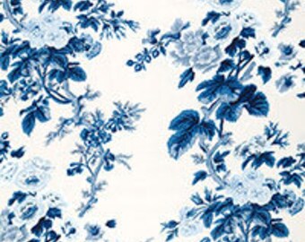 F. Schumacher Pyne Hollyhock Fabric By The Yard (other colors available)