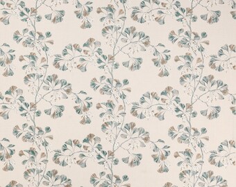 Linen Greenacre Leaves Fabric (other colors available) FREE SHIPPING