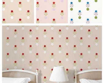 F. Schumacher Forget Me Dots Wallpaper (Packaged in 11 yd rolls)  (other colors available)