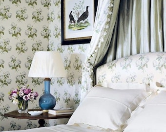 Designer Bowood Floral Wallpaper Double Roll 11 yds - Other colors available FREE SHIPPING