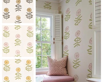 F. Schumacher Pretty Petals Wallpaper (Packaged in 9 yd rolls)  (other colors available)