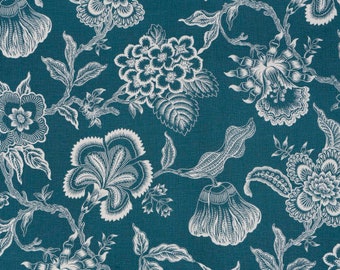 F. Schumacher Hothouse Flowers Silhouette Fabric (other colors available)