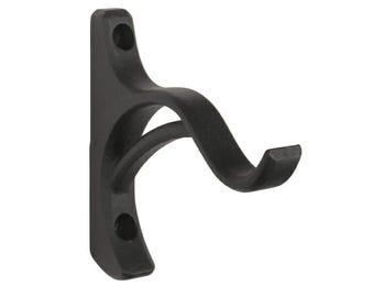 Wrought Iron Bypass Bracket for 1 inch Rod - you pick the finish