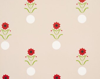 F. Schumacher Forget Me Dots Wallpaper (Packaged in 11 yd rolls)  (other colors available)