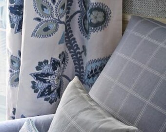 Custom Designer Noelle Drapes - Lined