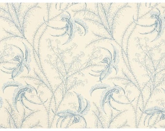F. Schumacher Ocean Toile Fabric (other colors available)