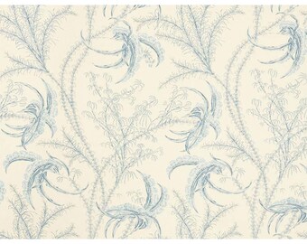 F. Schumacher Ocean Toile Fabric (other colors available)