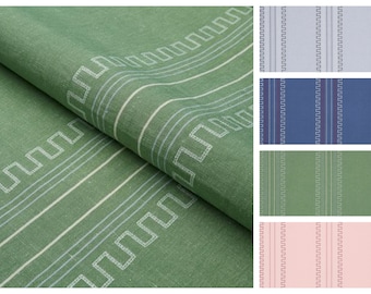 F. Schumacher Greco Stripe Print Fabric (other colors available)