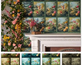Clarke & Clarke Designer Artus Wallpaper (Packaged in double rolls) (other colors available)