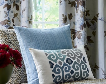 Rose and Hydrangea Vine Fabric (other colors available) FREE SHIPPING