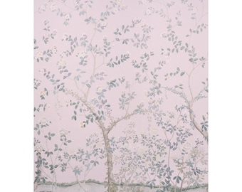 F Schumacher Madame De Pompadour Wallpaper Panel Set (Packaged as a set) (other colors available)