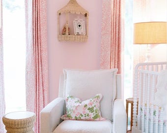 Designer China Seas Arbre De Matisse Linen Drapes - Lined