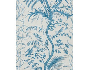 Brunschwig & Fils Bird and Thistle Wallpaper (Priced and sold by 11-yard rolls) (other colors available)