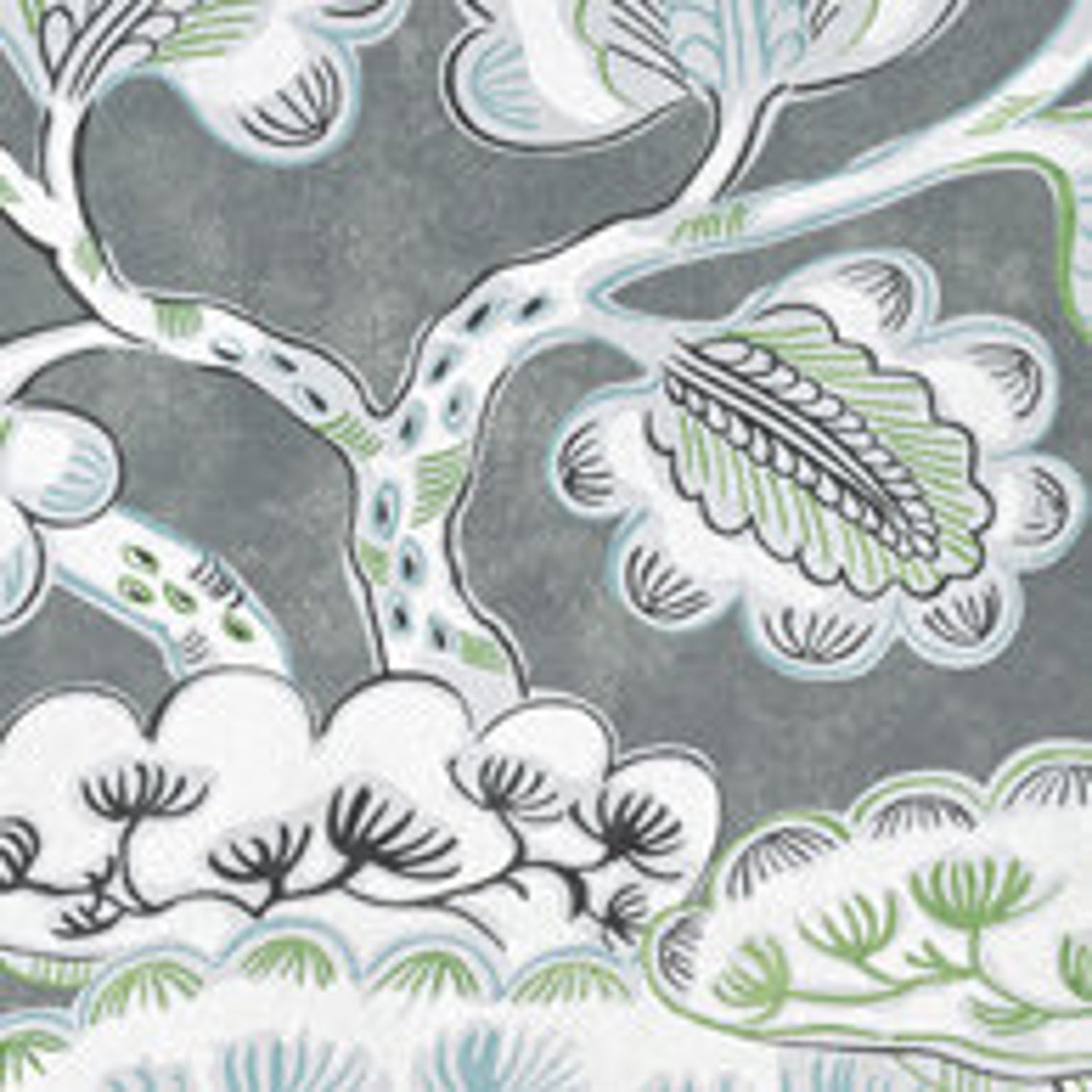 Thibaut Anna French Tree House Fabric by the Yard other Etsy