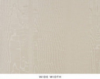 F. Schumacher Moire Wallcovering Wallpaper (Packaged in double rolls)  (other colors available)