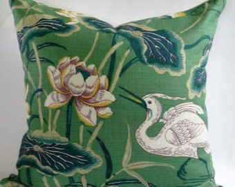 Lotus Garden Pillow Cover