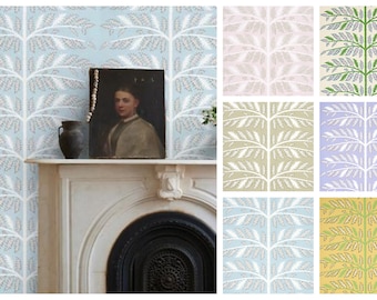 F. Schumacher Thistle Wallpaper (Packaged in double rolls) (other colors available)