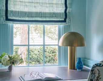 Carlotta Custom Cordless Operable  Roman Shades - Lined