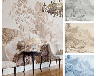 Designer Anna French Savery Mural Wallpaper (Packaged as a set) (other colors available)