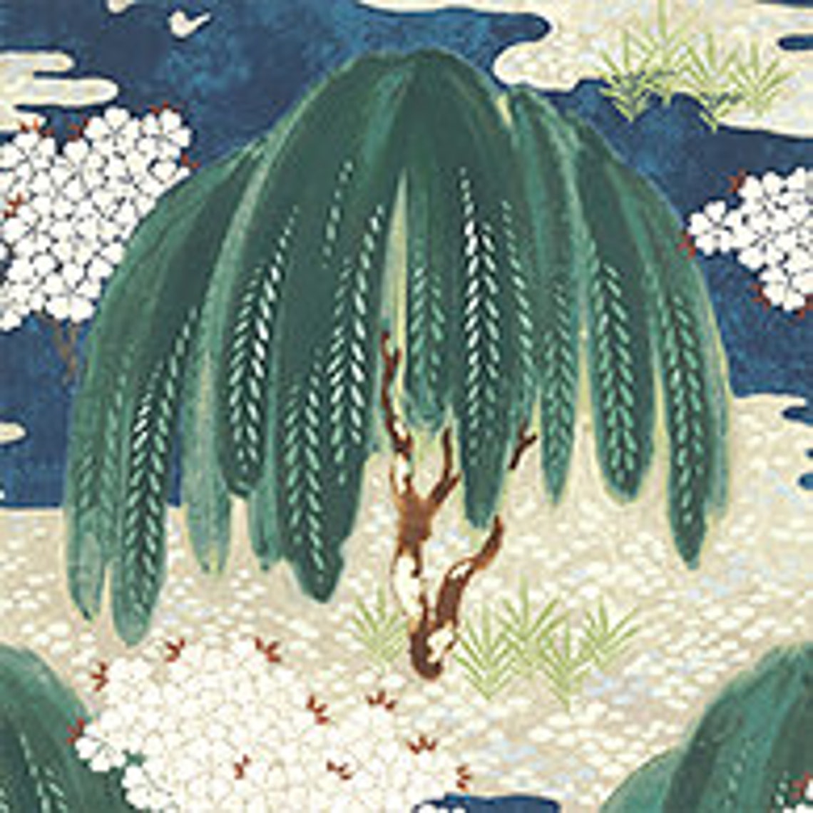 Thibaut Anna French Willow Tree Wallpaper packaged in Double - Etsy