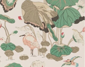 GP&J Nympheus Wallpaper  (other colors available)  FREE SHIPPING