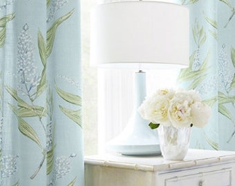 Custom Designer Winter Bud Drapes You pick the fabric and style - Lined